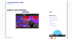 Desktop Screenshot of colorstories.info